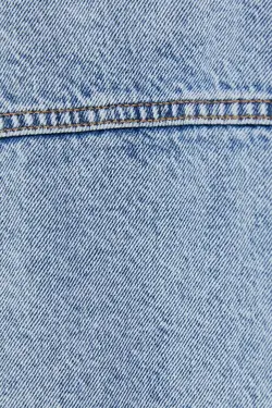 کت جین زنانه رنگ آبی روشن برشکا Bershka (ساخت اسپانیا)