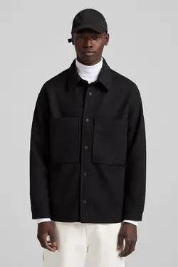 کت تک رنگ مردانه رنگ مشکی برشکا Bershka (ساخت اسپانیا)