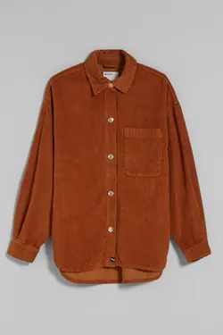 شومیز کبریتی زنانه رنگ قهوه ای روشن برشکا Bershka (ساخت اسپانیا)