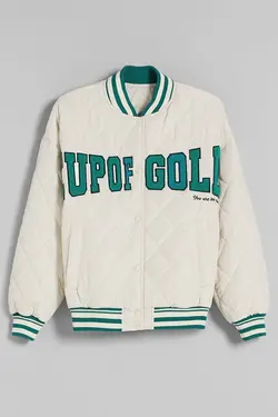 سویشرت وصله دار زنانه رنگ سفید برشکا Bershka (ساخت اسپانیا)