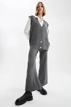 جلیقه بافتنی Relax Fit  دفاکتو DeFacto (ساخت ترکیه)