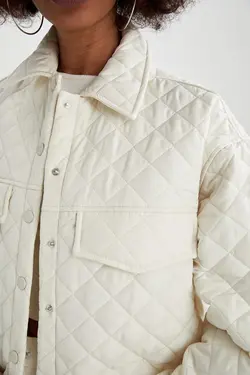 ژاکت زنانه زمستانی رنگ بژ برند دفاکتو (ساخت ترکیه)