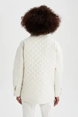 ژاکت زنانه زمستانی رنگ بژ برند دفاکتو (ساخت ترکیه)