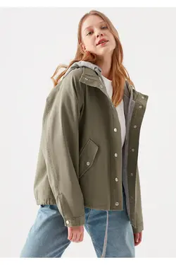 کاپشن بادی زنانه رنگ یشمی از برند ماوی Mavi (ساخت ترکیه)