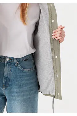 کاپشن بادی زنانه رنگ یشمی از برند ماوی Mavi (ساخت ترکیه)