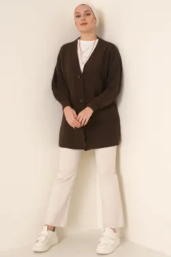 ژاکت بافتنی زنانه دکمه دار بیگ دارت BigDart (ساخت ترکیه)