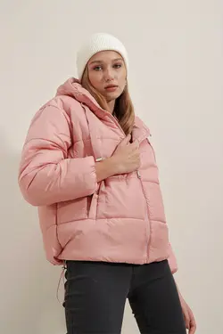 کاپشن بادی کلاهدار زنانه بیگ دارت BigDart (ساخت ترکیه)