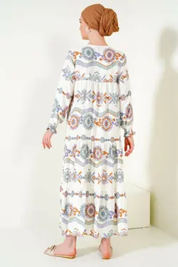 تونیک توری طرح گل یقه کراوات بیگ دارت BigDart (ساخت ترکیه)