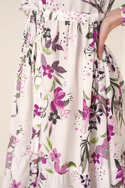 لباس بلند دکمه دار محجبه یقه قاضی  بیگ دارت BigDart (ساخت ترکیه)