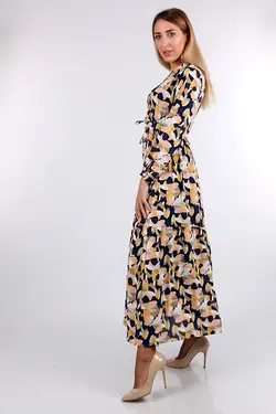 لباس بلند دکمه دار محجبه یقه قاضی  بیگ دارت BigDart (ساخت ترکیه)