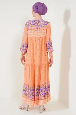 تونیک توری طرح گل یقه کراوات بیگ دارت BigDart (ساخت ترکیه)