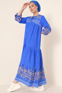 تونیک توری طرح گل یقه کراوات بیگ دارت BigDart (ساخت ترکیه)