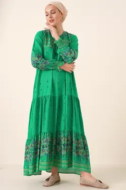 تونیک توری طرح گل یقه کراوات بیگ دارت BigDart (ساخت ترکیه)