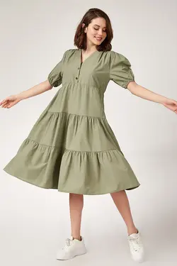 تونیک لایه ای آستین هندوانه فوشیا زنانه بیگ دارت BigDart (ساخت ترکیه)