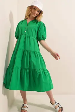 تونیک لایه ای آستین هندوانه فوشیا زنانه بیگ دارت BigDart (ساخت ترکیه)