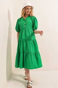 تونیک لایه ای آستین هندوانه فوشیا زنانه بیگ دارت BigDart (ساخت ترکیه)