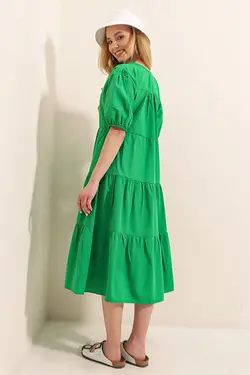 تونیک لایه ای آستین هندوانه فوشیا زنانه بیگ دارت BigDart (ساخت ترکیه)