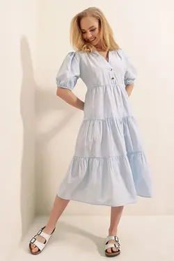 تونیک لایه ای آستین هندوانه فوشیا زنانه بیگ دارت BigDart (ساخت ترکیه)