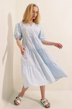 تونیک لایه ای آستین هندوانه فوشیا زنانه بیگ دارت BigDart (ساخت ترکیه)