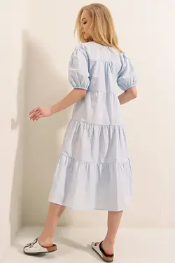 تونیک لایه ای آستین هندوانه فوشیا زنانه بیگ دارت BigDart (ساخت ترکیه)