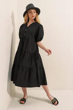 تونیک لایه ای آستین هندوانه فوشیا زنانه بیگ دارت BigDart (ساخت ترکیه)