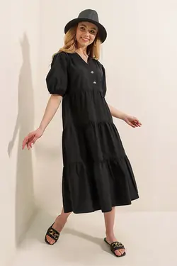 تونیک لایه ای آستین هندوانه فوشیا زنانه بیگ دارت BigDart (ساخت ترکیه)