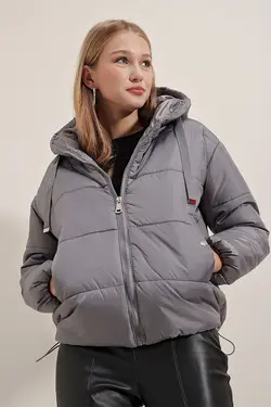 کاپشن بادی کلاهدار زنانه بیگ دارت BigDart (ساخت ترکیه)