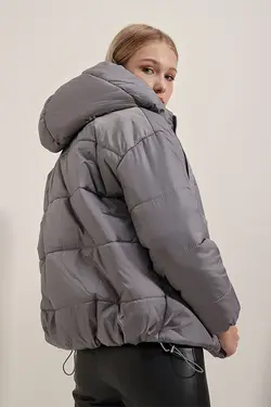 کاپشن بادی کلاهدار زنانه بیگ دارت BigDart (ساخت ترکیه)