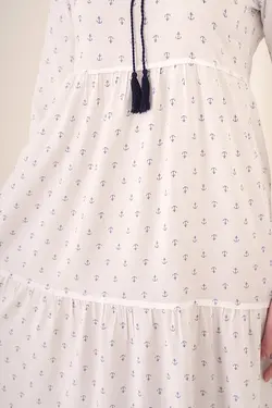 تونیک توری آستین بلند یقه 7 زنانه بیگ دارت BigDart (ساخت ترکیه)