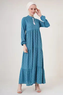 تونیک توری آستین بلند یقه 7 زنانه بیگ دارت BigDart (ساخت ترکیه)