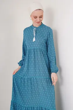 تونیک توری آستین بلند یقه 7 زنانه بیگ دارت BigDart (ساخت ترکیه)