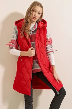 پافر بلند کلاهدار زنانه بیگ دارت BigDart (ساخت ترکیه)