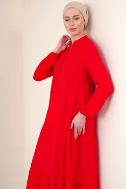 تونیک توری آستین بلند یقه 7 زنانه بیگ دارت BigDart (ساخت ترکیه)