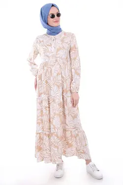 تونیک توری آستین بلند یقه 7 زنانه بیگ دارت BigDart (ساخت ترکیه)