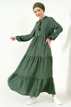 تونیک توری آستین بلند یقه 7 زنانه بیگ دارت BigDart (ساخت ترکیه)