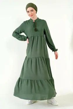 تونیک توری آستین بلند یقه 7 زنانه بیگ دارت BigDart (ساخت ترکیه)