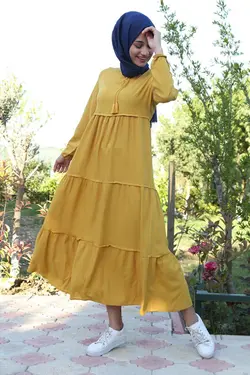 تونیک توری آستین بلند یقه 7 زنانه بیگ دارت BigDart (ساخت ترکیه)