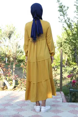 تونیک توری آستین بلند یقه 7 زنانه بیگ دارت BigDart (ساخت ترکیه)