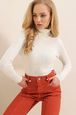 ژاکت بافتنی زنانه یقه اسکی  بیگ دارت BigDart (ساخت ترکیه)