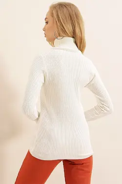 ژاکت بافتنی زنانه یقه اسکی  بیگ دارت BigDart (ساخت ترکیه)