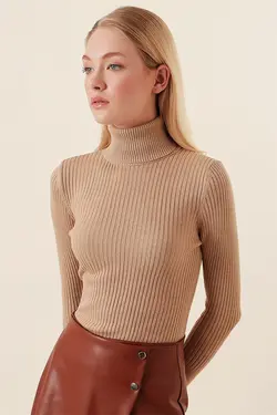 ژاکت بافتنی زنانه یقه اسکی  بیگ دارت BigDart (ساخت ترکیه)