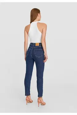شلوار جین اسلیم فیت مدل مام جین زنانه استرادیواریوس Stradivarius (ساخت اسپانیا)