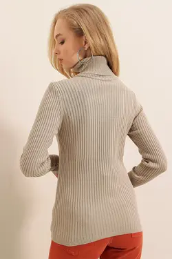 ژاکت بافتنی زنانه یقه اسکی  بیگ دارت BigDart (ساخت ترکیه)