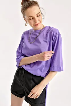 تی شرت اور سایز نخی زنانه بیگ دارت BigDart (ساخت ترکیه)