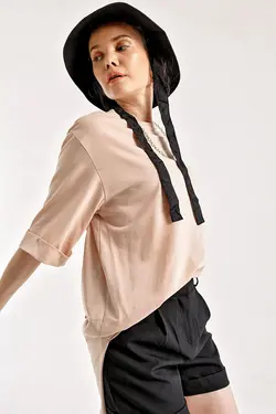 تی شرت اور سایز نخی زنانه بیگ دارت BigDart (ساخت ترکیه)