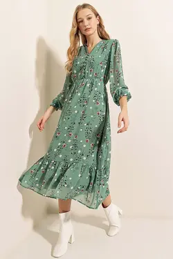 تونیک زنانه ابریشمی طرح دار  بیگ دارت BigDart (ساخت ترکیه)