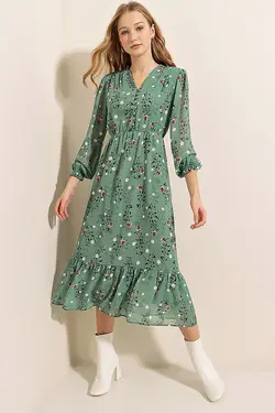 تونیک زنانه ابریشمی طرح دار  بیگ دارت BigDart (ساخت ترکیه)