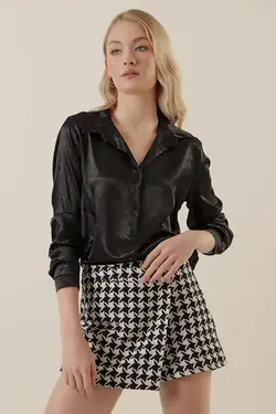 شومیز ساتن سبک زنانه بیگ دارت BigDart (ساخت ترکیه)