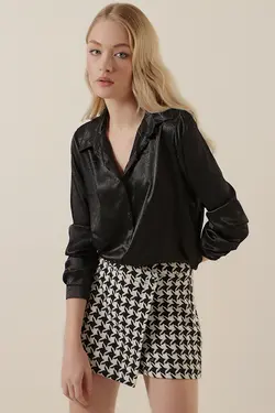 شومیز ساتن سبک زنانه بیگ دارت BigDart (ساخت ترکیه)