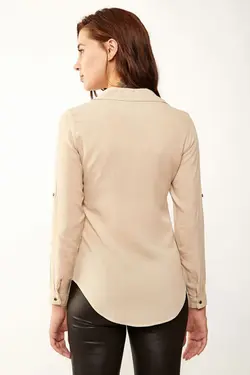 پیراهن جیبی دوبل زنانه بیگ دارت BigDart (ساخت ترکیه)